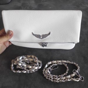 Mala ombro e Tiracolo Zadig & Voltaire Branco