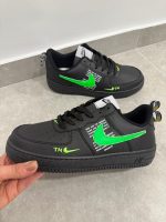 Sapatilhas Nike Air Force TM Preto com Verde