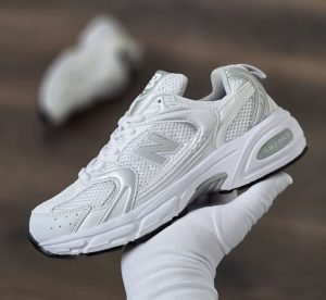 New Balance 530 Branco Prateado