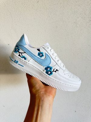 Nike Air Force Azul Flores