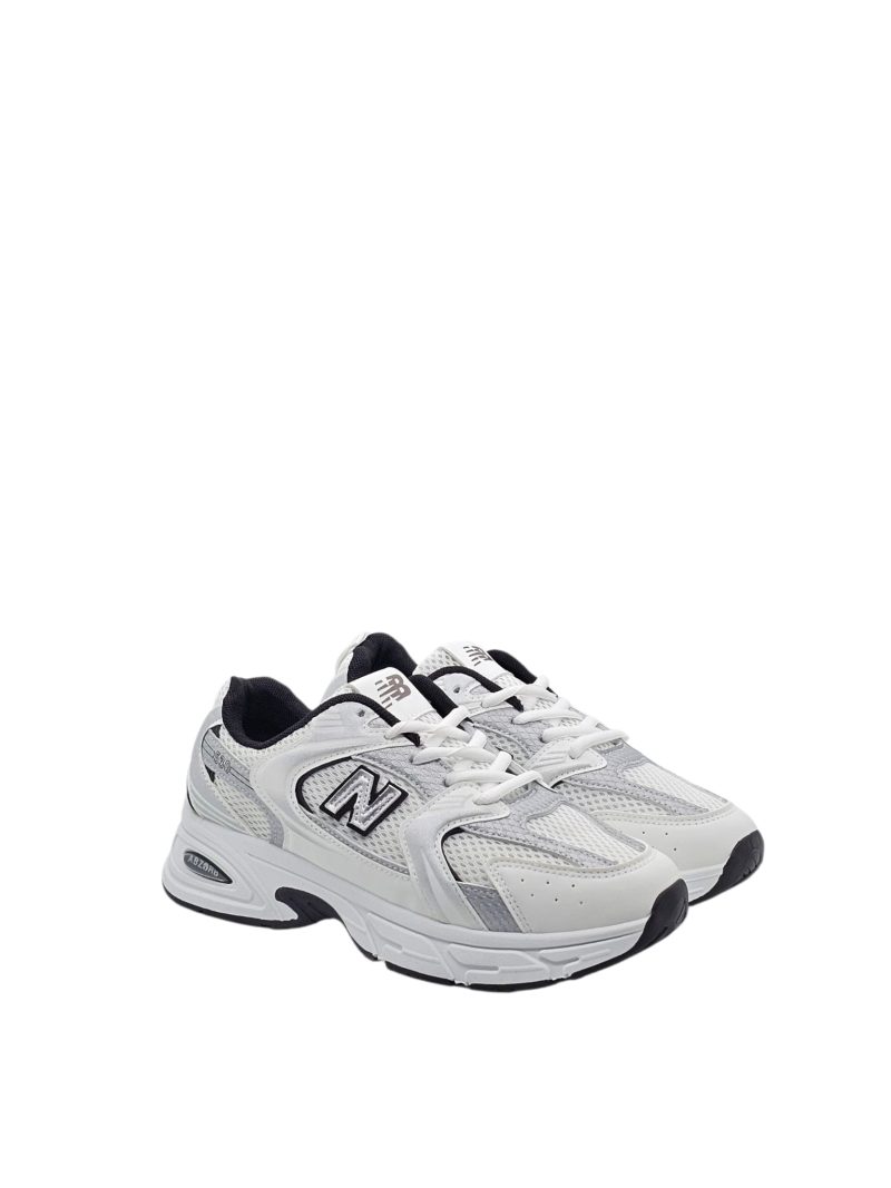 New Balance 530 – branco com preto New Balance 530 – branco com preto