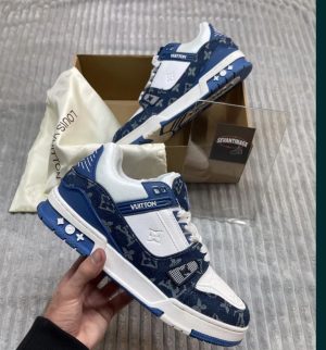Louis Vuitton LV Trainers Monogram Denim (Blue)