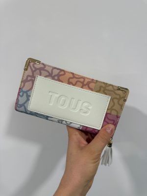 Carteira, Porta Moedas Tous 18,5cm x 10cm Branco