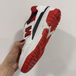 New Balance 550 blanco com vermelho