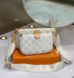 Original Mala Tiracolo Louis Vuitton Branca